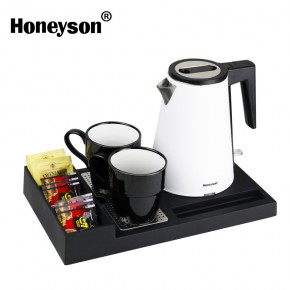 P-K81BW new hotel electric kettle tray set