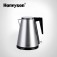 brushed stainless steel kettle