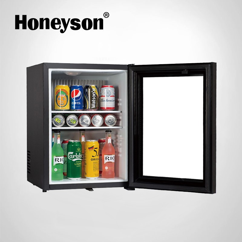 Silent mini fridge glass door discount
